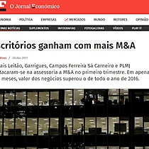 Escritrios ganham com mais M&A